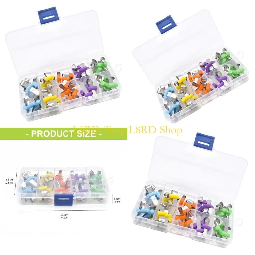 L8RD Fasce per matrici modellamento dentale in acciaio inossidabile per allineamento ortodontico Comfort Fit Strumento per