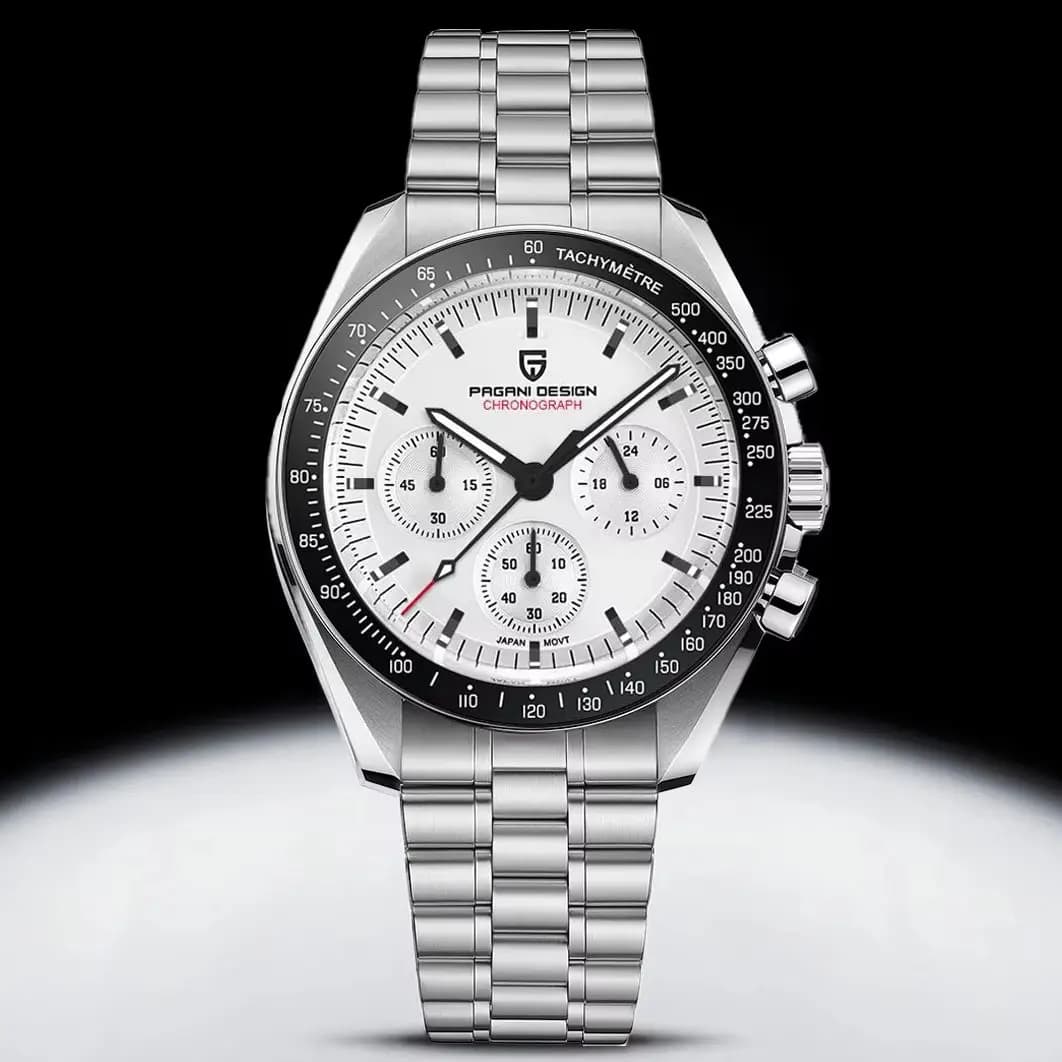 PAGANI DESIGN 2026 New V5 PD1701 Luxury Men's Watch at Quartz Sports Chronograph Fast Glass Sapphire AR Waterproof 100M