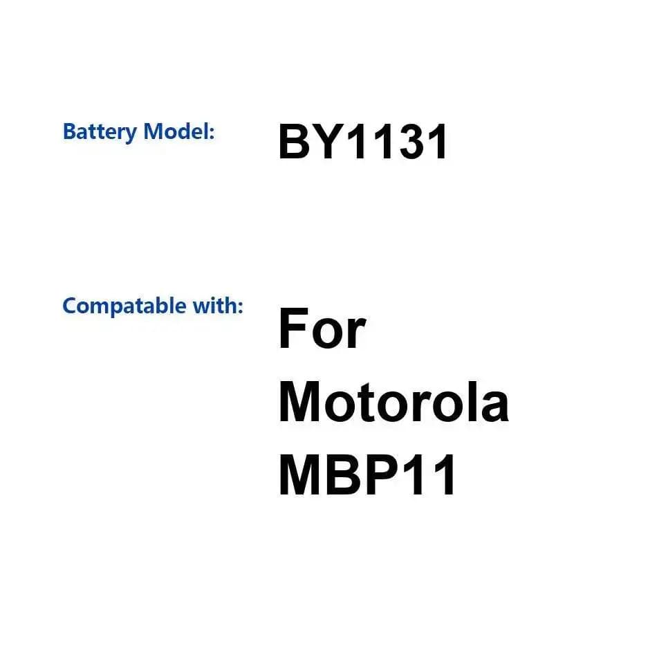 Batteria di Ricambio Affidabile BY1131 300mAh per Baby Monitor Motorola Moto MBP11