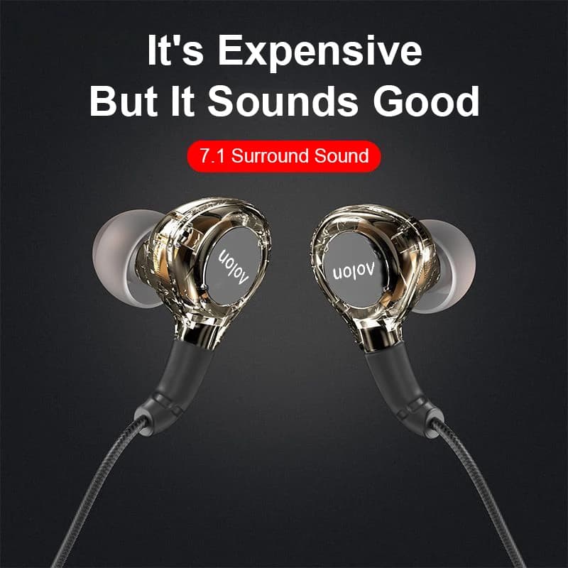 HiFi Wired Earphone Headset 3.5mm＆Type-C Music Earbuds Sport Headphone Bass Stereo Gaming Live Karaoke With Microphone RM670