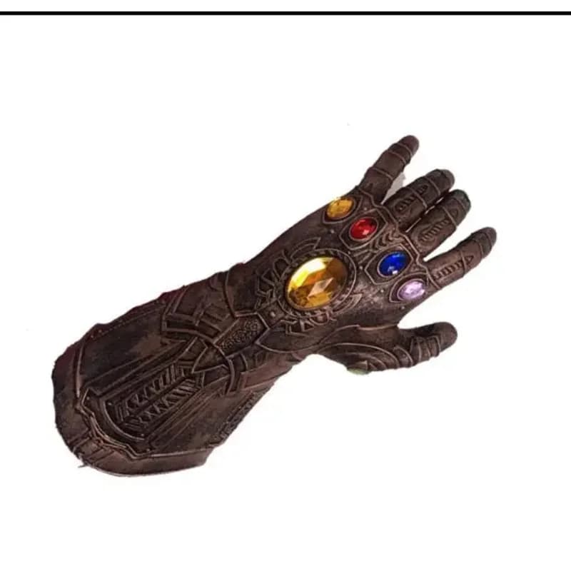 1 pezzo Guanti cosplay The Thanos Infinity Gauntlet Prop Halloween Lattice duro: Maschera Infinity War