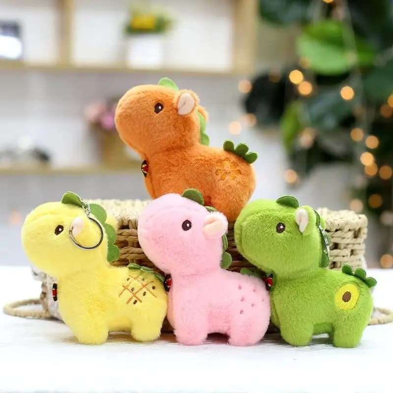 Portachiavi Peluche a Forma di Pony Frutta Cartoon, Simpatico Cavallo di Peluche, Ciondolo Decorativo per Zaino, Accessori Regalo