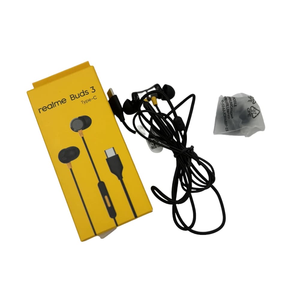 Auricolari Originali Type-C per Realme 15 14 13 12 10 Pro+ GT 2 3 5 6 Pro Neo7, Cuffie In-Ear USB C con Filo, Accessori per Telefono