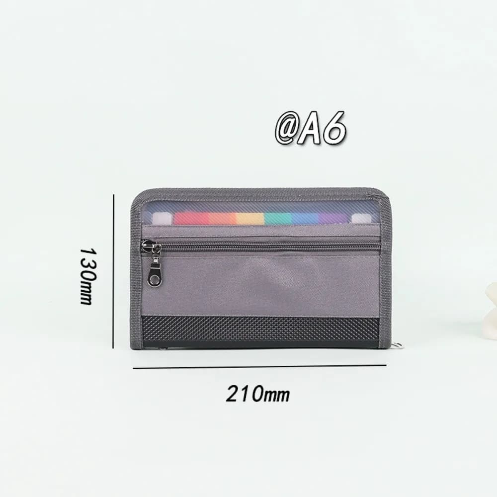13 Pockets Expanding File Folders 13 Layer Large Capacity File Organizer A4 Letter Size Rainbow Color Document Case Exam Paper