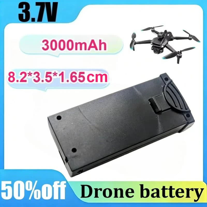 High Capacity 3.7V 3000mAh Lithium Battery for drones K19 M22 M33 M66 Max, propellers and charging accessories