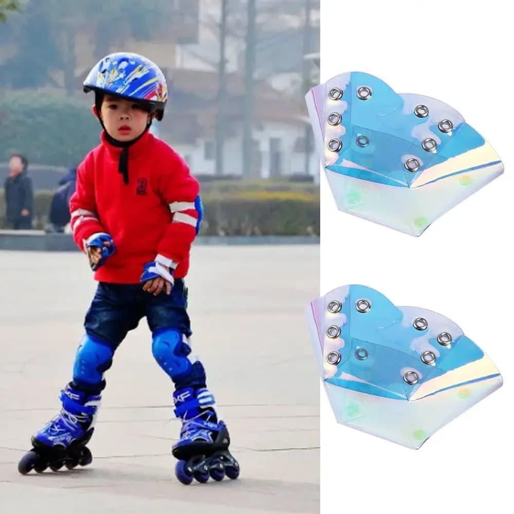 Puntali per pattini da ghiaccio Protezione per le dita dei piedi Scudo per scarpe Puntali per pattini a rotelle Copertura protettiva Protezioni per pattini da ghiaccio Protezioni per puntali per pattini da ghiaccio