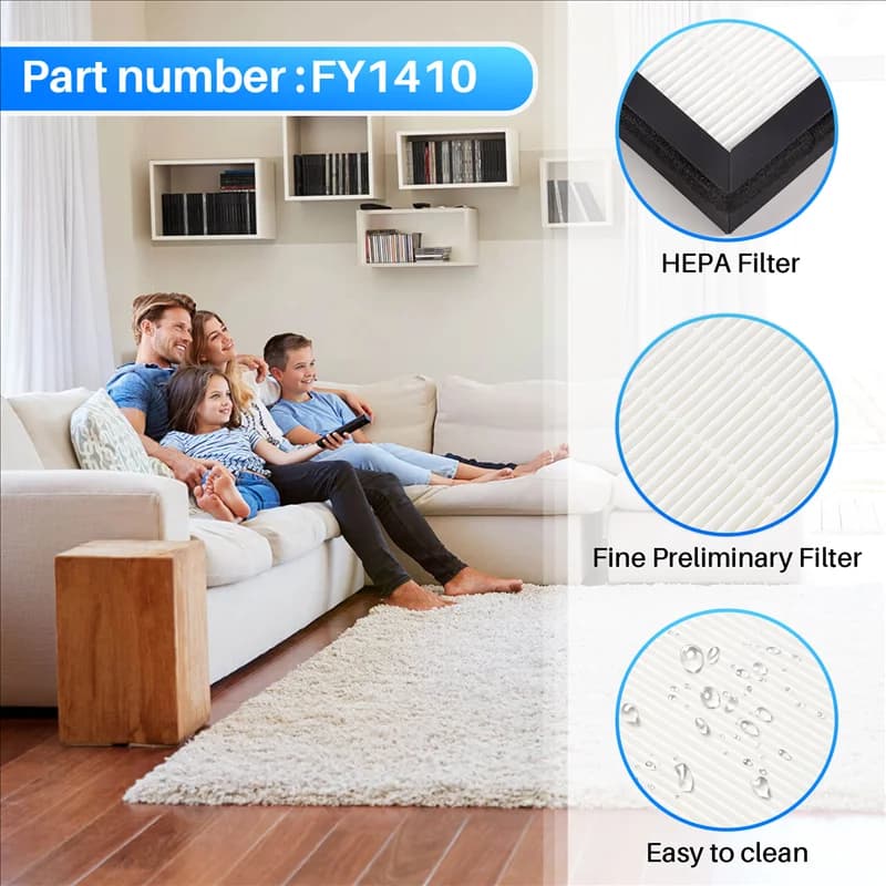 A55F-Filtro di ricambio per schermo filtro filtro purificatore d'aria AC1215 Accessorio elementi FY1410
