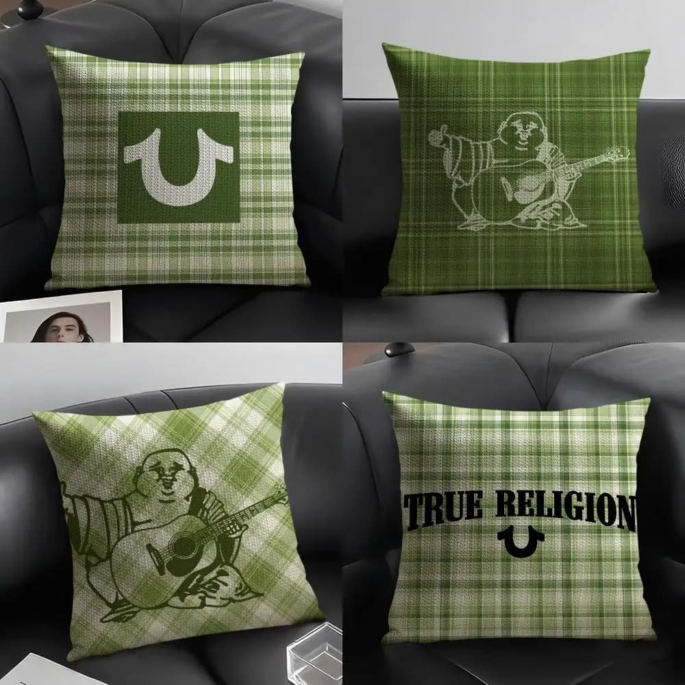 Fodere per cuscini in lino stile giovanile Private Youth Style T-True Religion per divani decorativi, cuscini per la casa, cuscini per auto e sedie