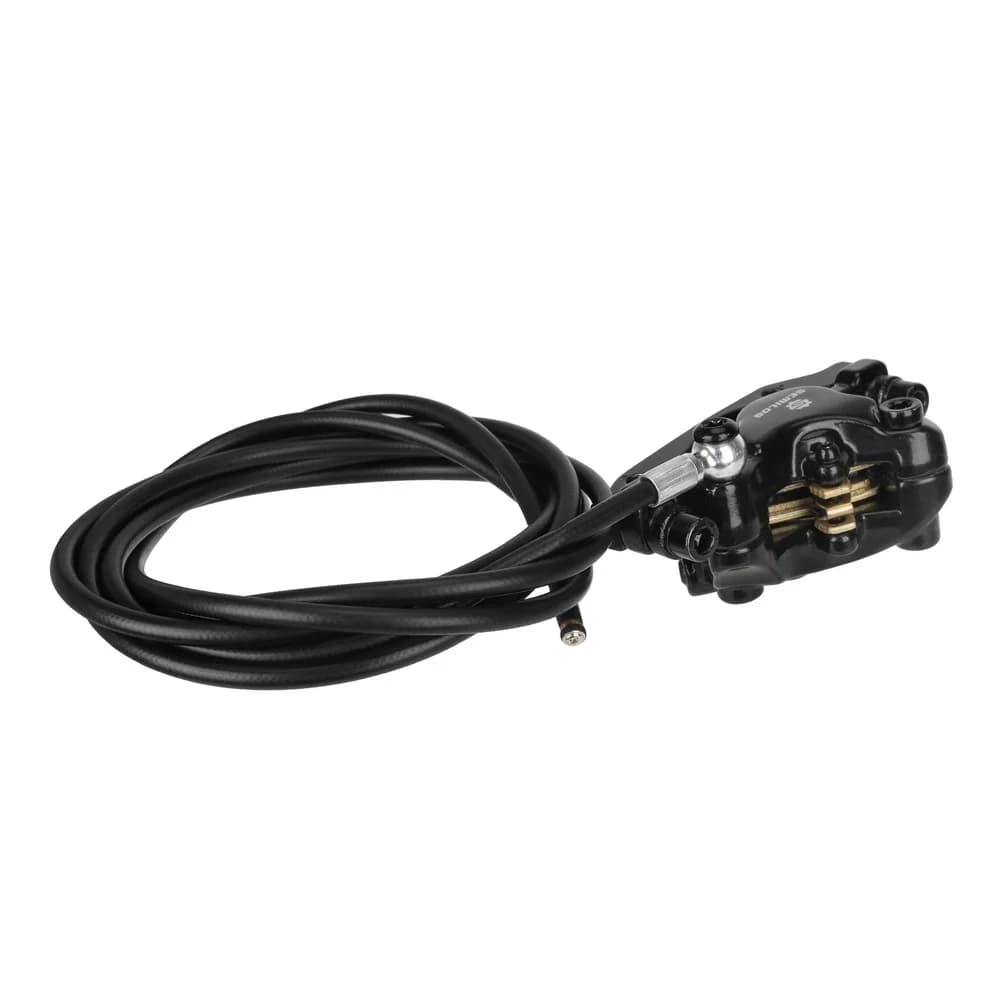 Rear Hydraulic Disc Brake Assembly Black Aluminum For Kukirin G3 Electric Scooter High Performance Oil Brake System Part