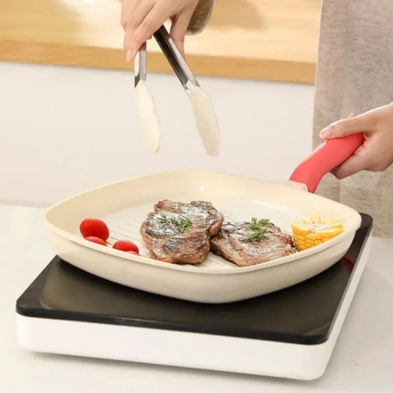 Non-stick pan Frying Steak Fried pan Fried fish Ceramic coating Addensed pans Home cooking utensils for gas and induction cookers