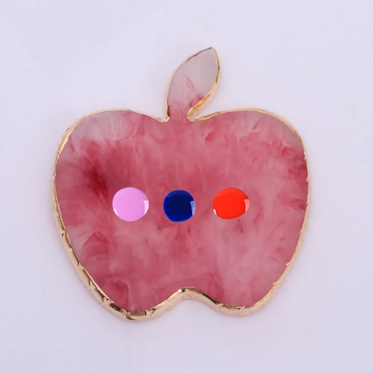 1 pc. Curtain shaped resin palette for manicure, to mix colors for nail art, foundation, lipsticks, pigments, display, photo accessories