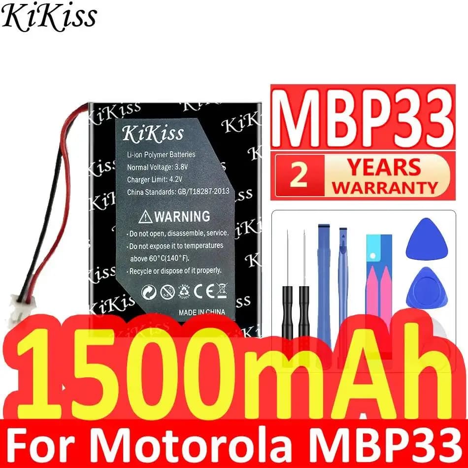 Batteria per baby monitor wireless MBP33 1500mAh per Motorola Moto Mbp-33 MBP33S MBP36 MBP36S MBP36PU MBP43 CB94-01A