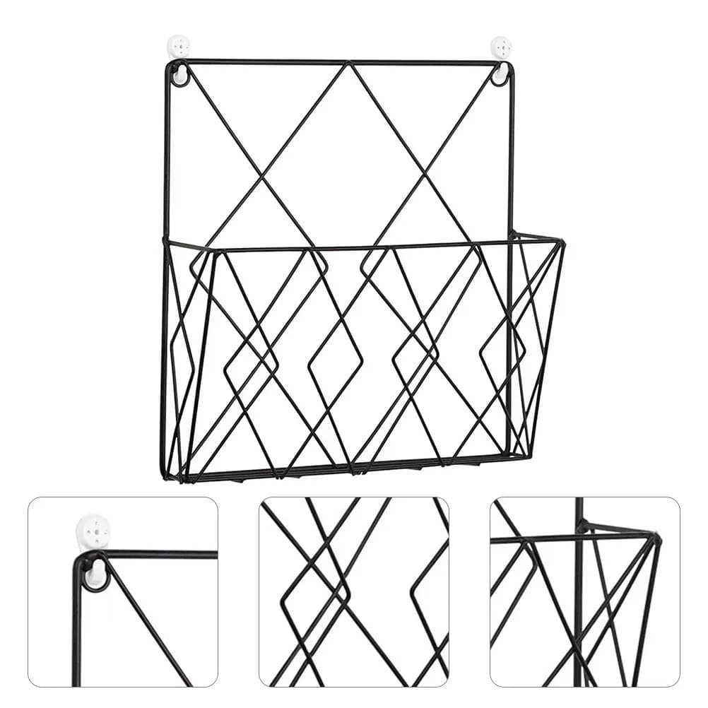 Sturdy Rust Resistant Iron Display Stand for Books Magazines Journals Picture Frames Tiles Plaques Home Office Party Store Decor