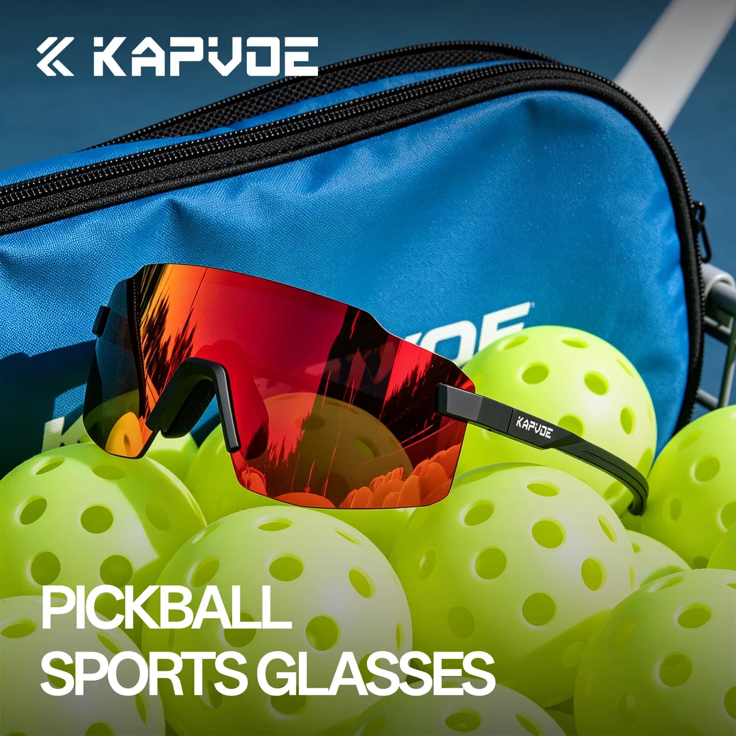 Kapvoe Photochromic Cycling Glasses UV400 Marathon Running Sunglasses Lightweight Bicycle MTB Eyewear Sports Pickleball Goggles