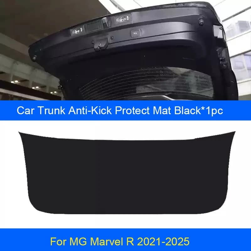 For MG 9 EV F7 Marvel R 2023-2026 Car Door Anti-Calcio Zerbino Tronco Protect Davanzale Pad Leather PU Anti-Graffio Sticker Accessory