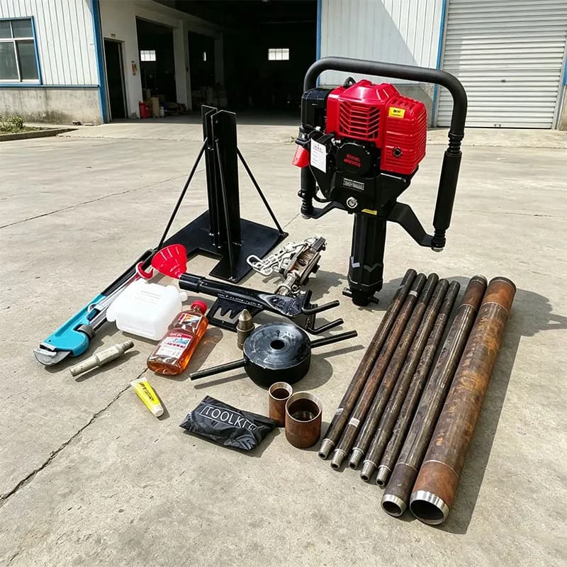 Customized Petrol Diesel Backpack Drilling Machine 15m Sampling Depth Soil Rock Concrete Accurate Core Extraction Rig