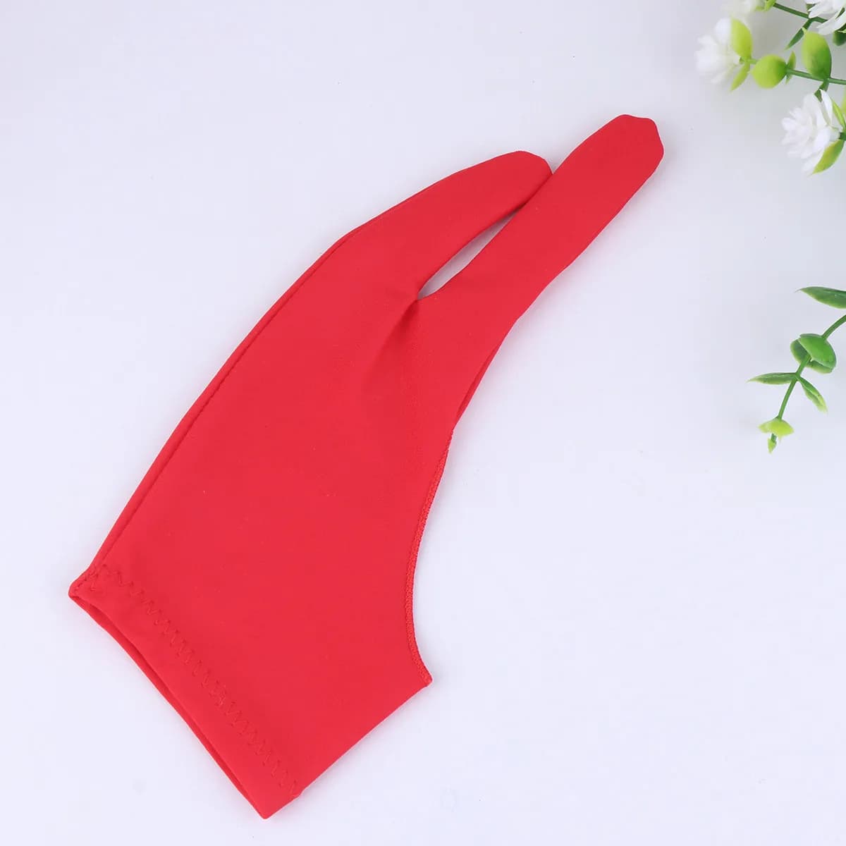 2Pcs Two Finger Drawing Gloves for Digital Art Sketching Painting on Graphic Tablets Spandex Anti-Fouling Anti-Sweat