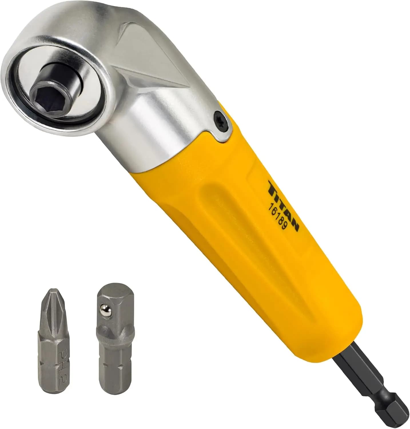 Accessorio Magnetico ad Angolo Retto di 90 Gradi per Avvitatori a Impatto e Trapani, Utensile Compatto