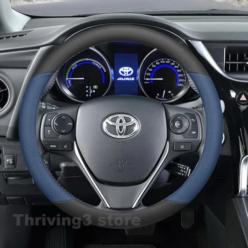 Coprivolante in pelle per auto Toyota Auris Hybrid Touring Sport 2013-2018 Accessori per volante auto Toyota Auris