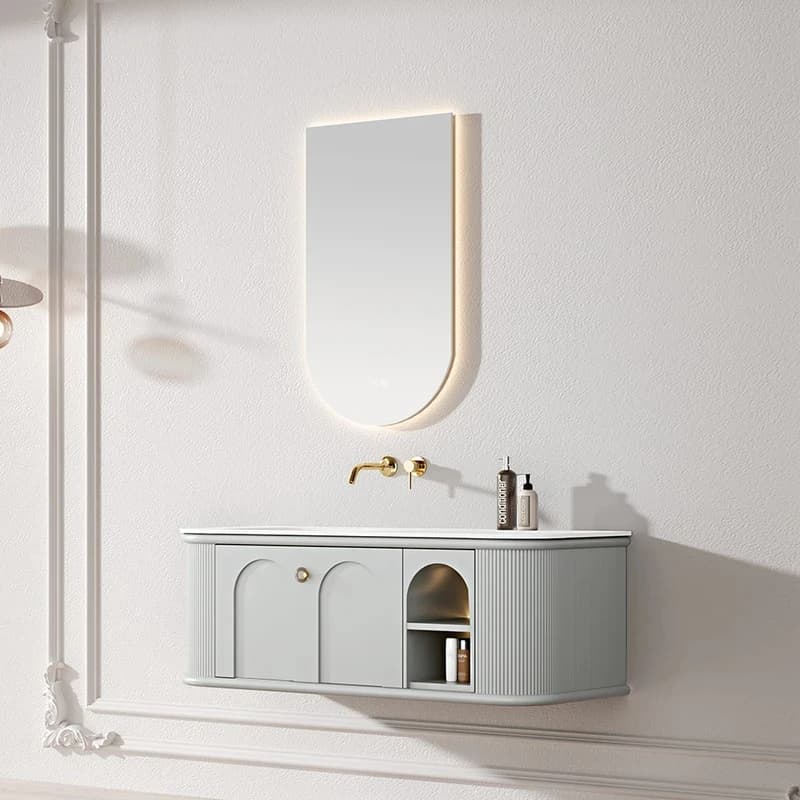 Nuovo Design di Moda: Mobile Bagno Sospeso Modulare Personalizzato con Prezzo all'Ingrosso