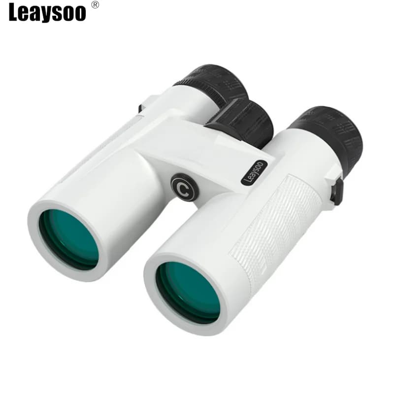 LEAYSOO Binocolo Professionale 10X42 per Adulti, Impermeabile con Prisma BAK4, Telescopio Portatile per Birdwatching, Viaggi e Concerti
