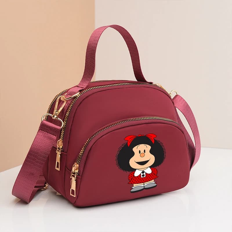 MAFALDA Borsa a Tracolla da Donna, Porta Cellulare, Borsa a Spalla con Tracolla, Borsa Sottobraccio da Donna, Regalo di Compleanno