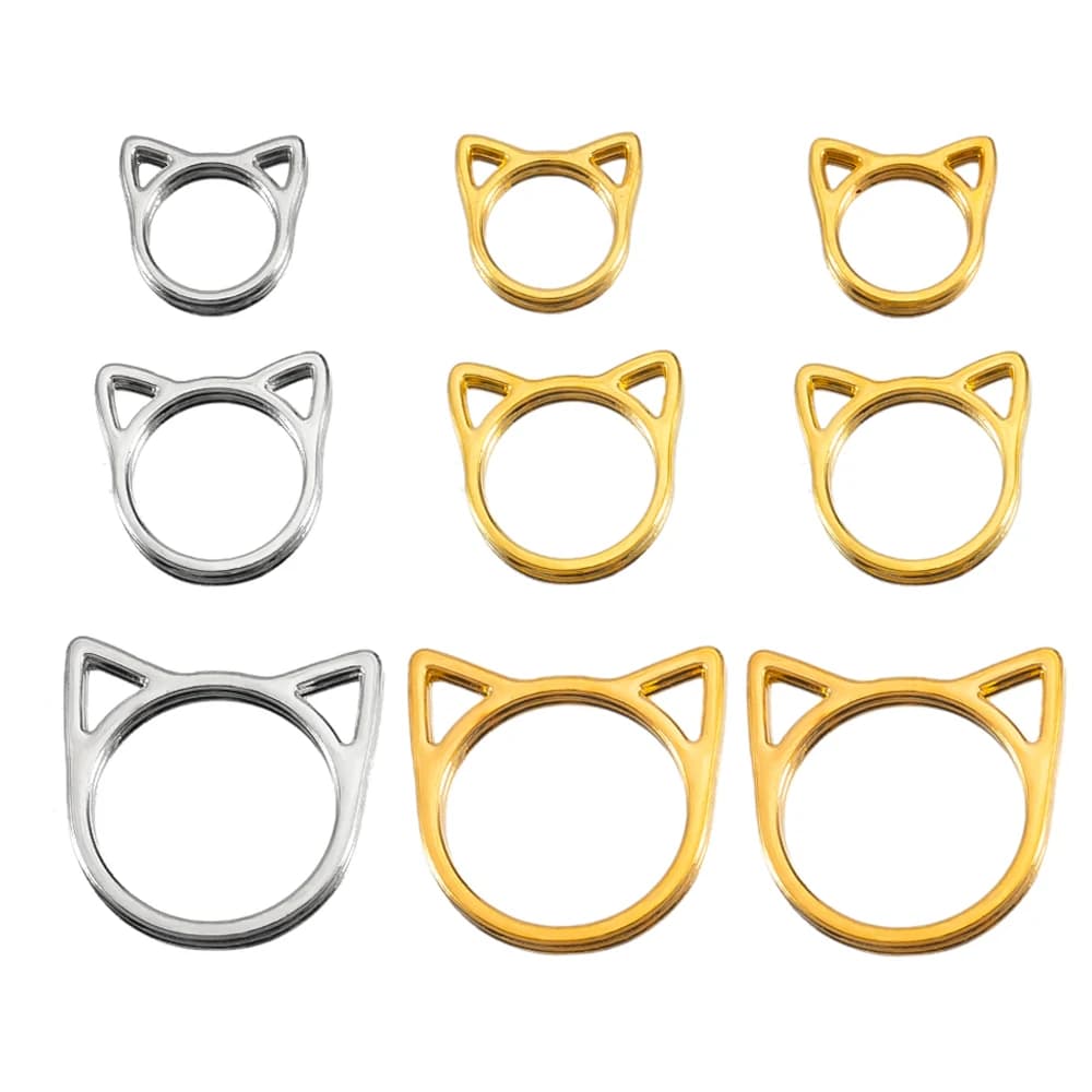 20 cat head-shaped pendants, cute animal pendants for diy bracelets, necklaces, earrings, jewelry creation accessories