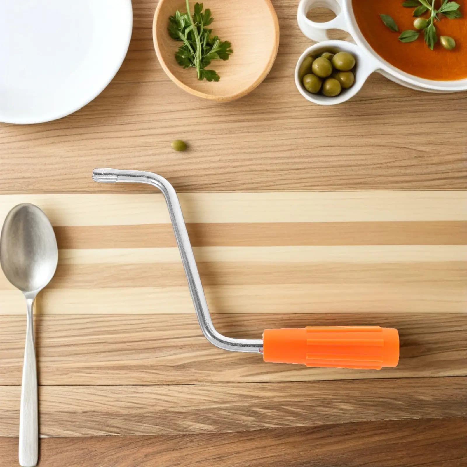 Set di 3 Maniglie di Ricambio per Macchina per Pasta, Design Ergonomico, Accessori per Rullo della Macchina per Pasta, Efficiente per Impastare
