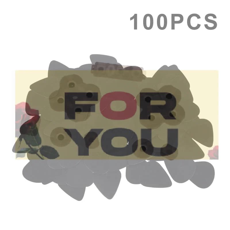 【OD】100Pcs ABS Acoustic Electric Guitar Ukulele Bass Smooth Picks 0.46MM Plectrums Acoustic Electric Guitar Accessories