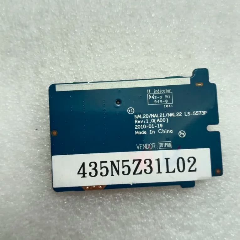 New SD Card Reader Board NAL20 LS‑5573P for Dell Precision M4500 Memory Card Daughterboard