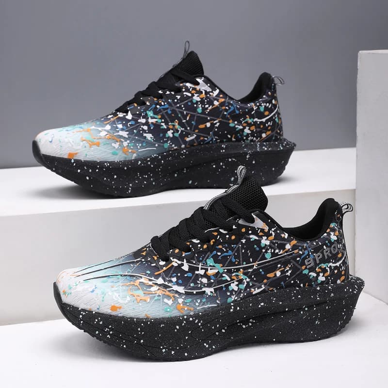 Scarpe da corsa da maratona da uomo, unisex, con piastra in carbonio, traspiranti, leggere, comode, antiscivolo, per donna, NUOVE
