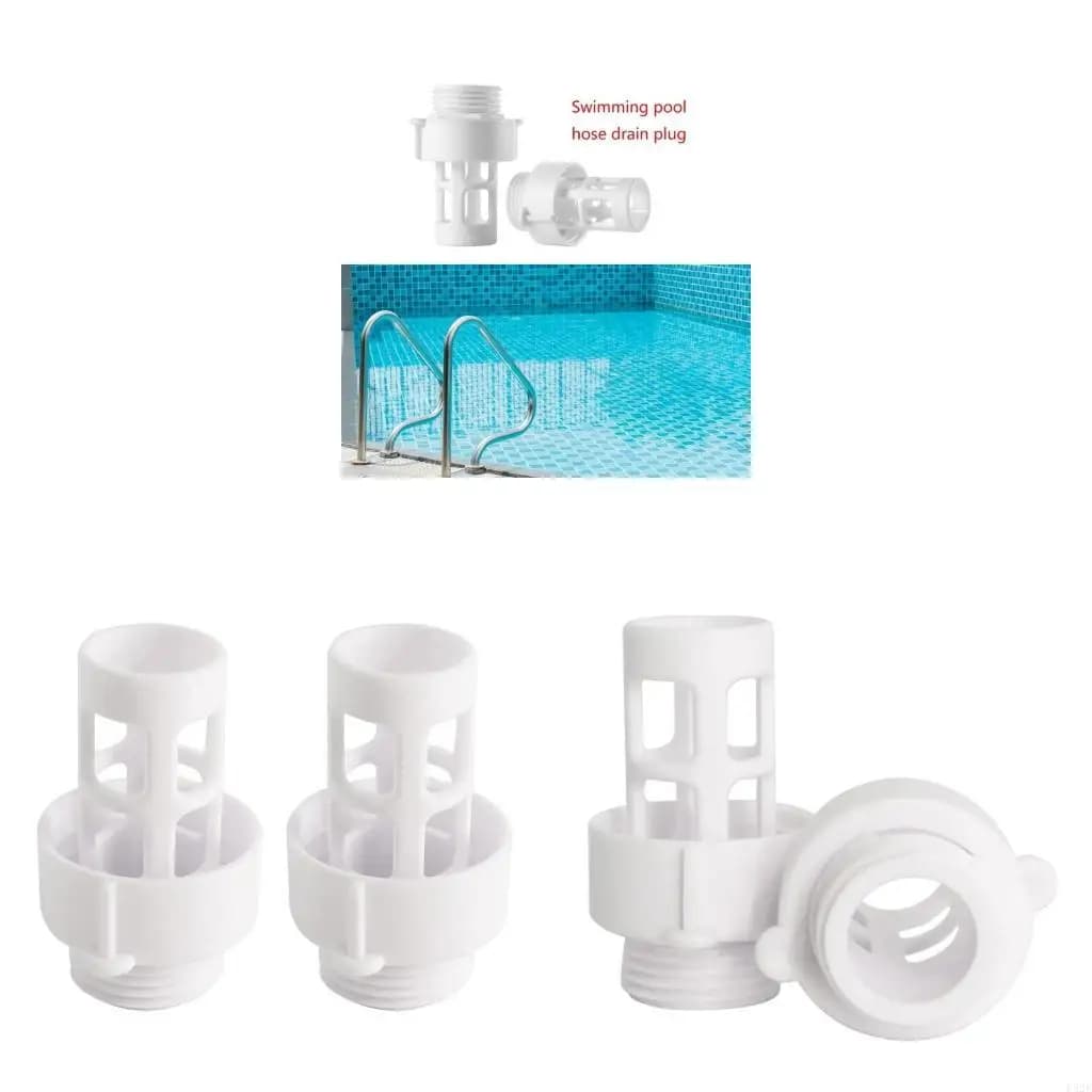 F92F Pack of 2 Pool Drainage Adapter Garden Hose Adapter ABS Material Pool Accessory Pool Drainage Connection Tool for 10184