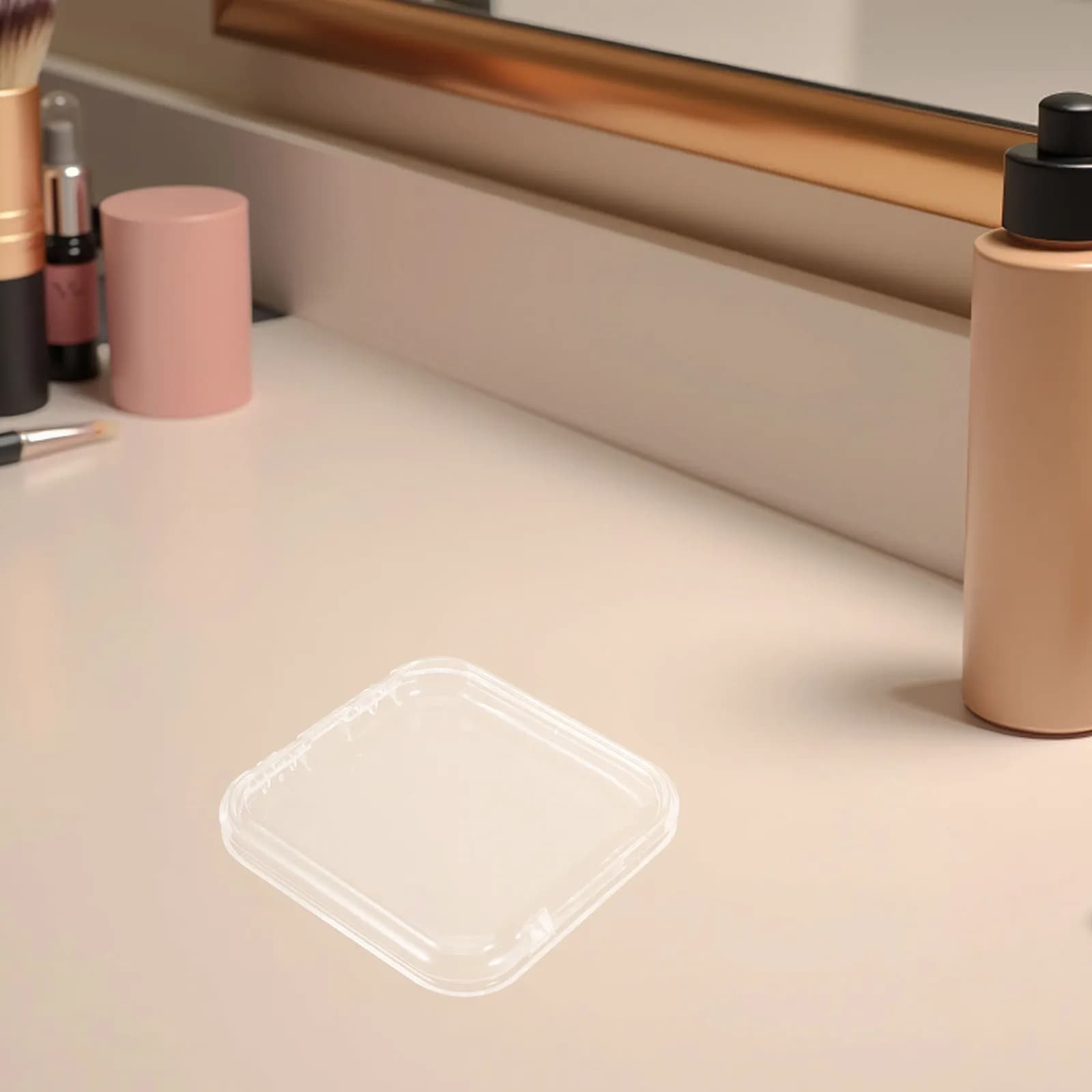 Set of Transparent Containers to Organize Nails, Portable Box to Preserve Fin Nails and Nail Tips, Ideal for Salons