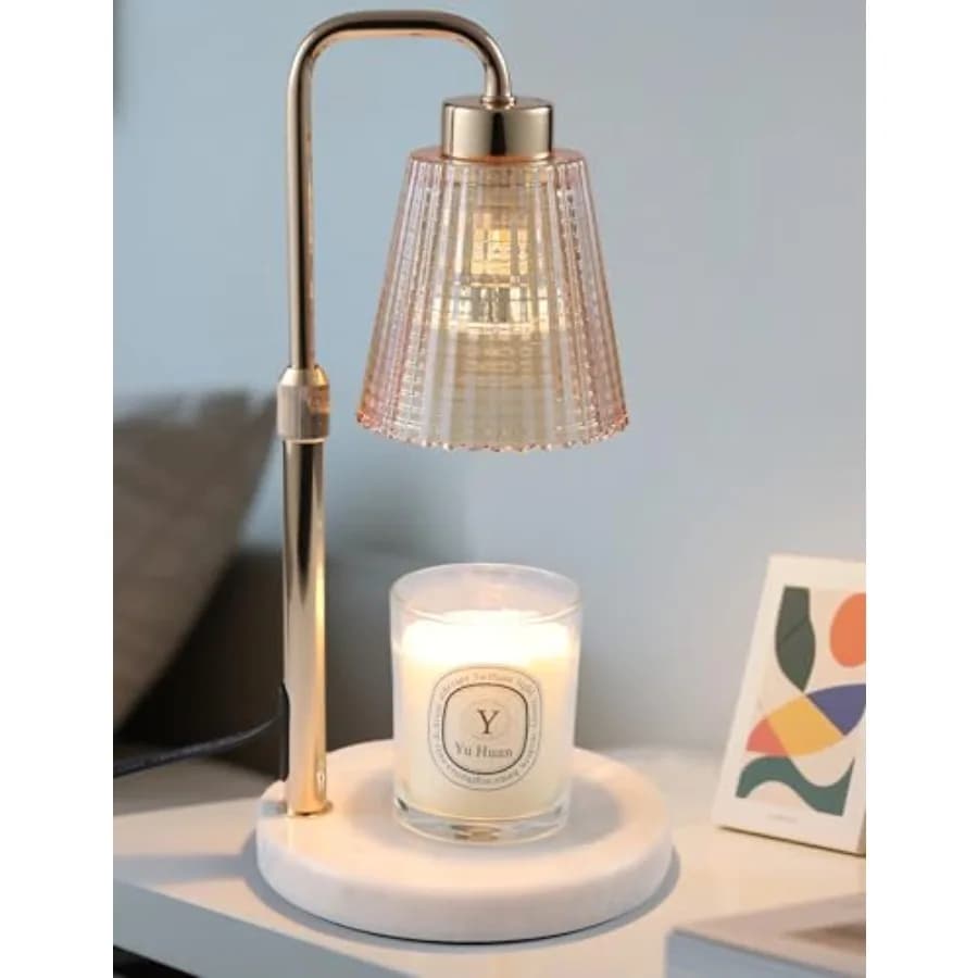 Lampada Scaldacera con Timer Dimmerabile, Regali di Compleanno per Donne e Mamme, Regali di Inaugurazione Casa, Scaldacera per la Casa Nuova, Decorazione per la Casa