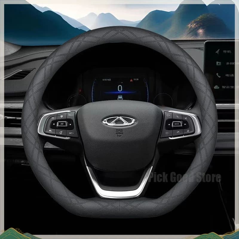 Coprivolante in pelle per Chery Tiggo 8, serie 5X, Arrizo GX, EQ7, Chery Tiggo 7 Pro, 5 Pro, Omoda 5 - Accessori Auto