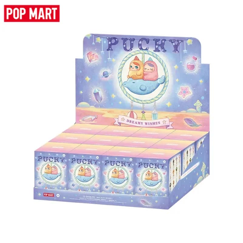 POPMART PUCKY DREAMY WISHES Serie Blind Box Giocattoli Kawaii Anime Action Figure Scatola a Sorpresa Mystery Box Bambole Regalo