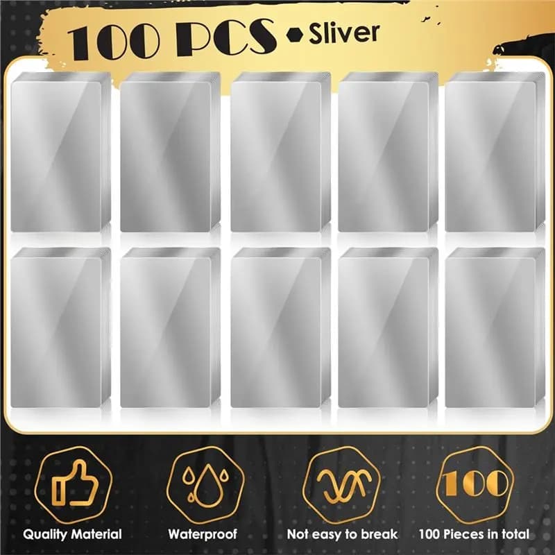 MAKE-200 Empty Aluminum Sheets for Laser Engraving, Metal Visitor Tickets, Multipurpose Engraving, Fai-to-te A Gift