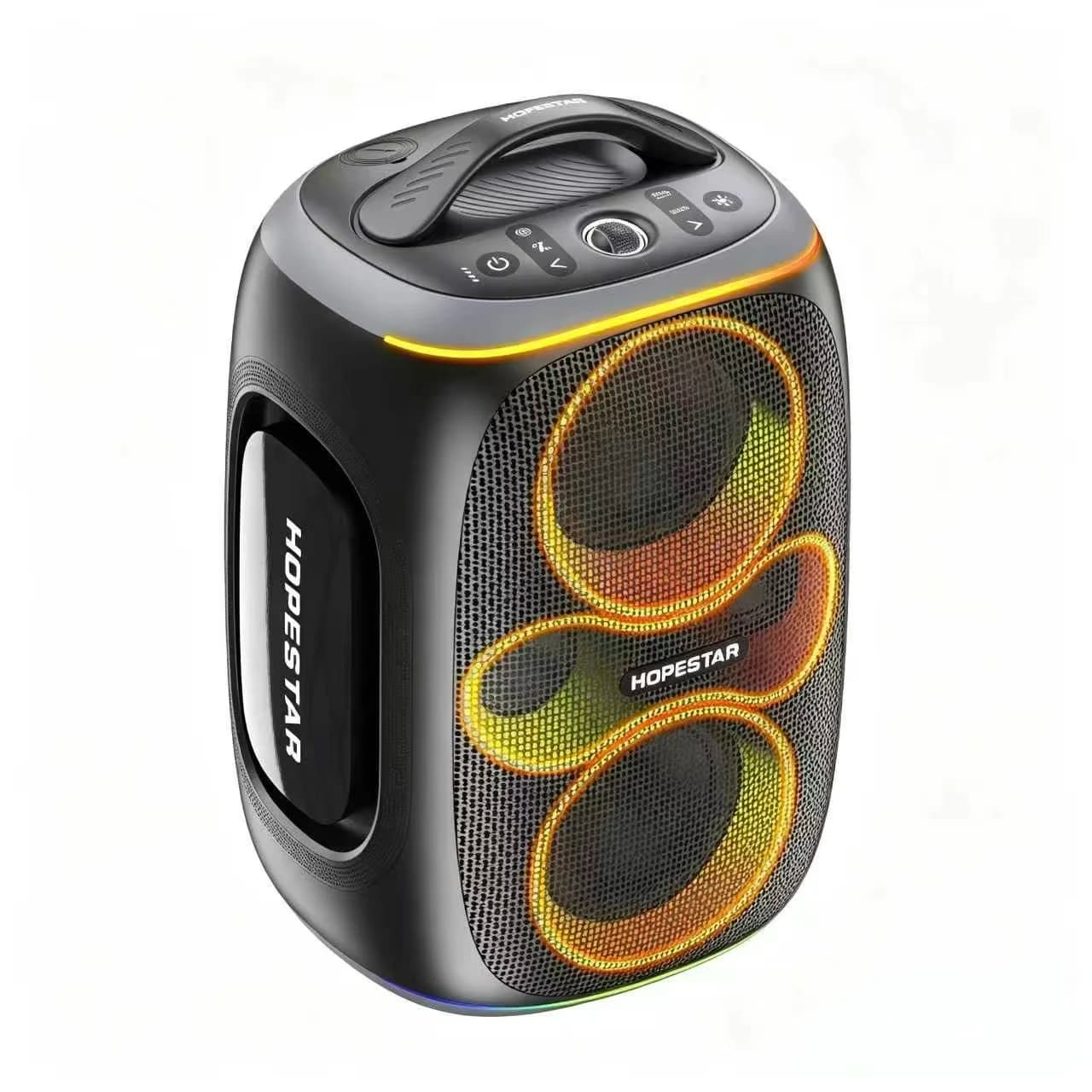 HOPESTAR PARTY130 ULTRA 450W Bluetooth Party Boombox,Dual Wireless Mics,IPX6 Waterproof RGB Speaker For Outdoor Home Karaoke