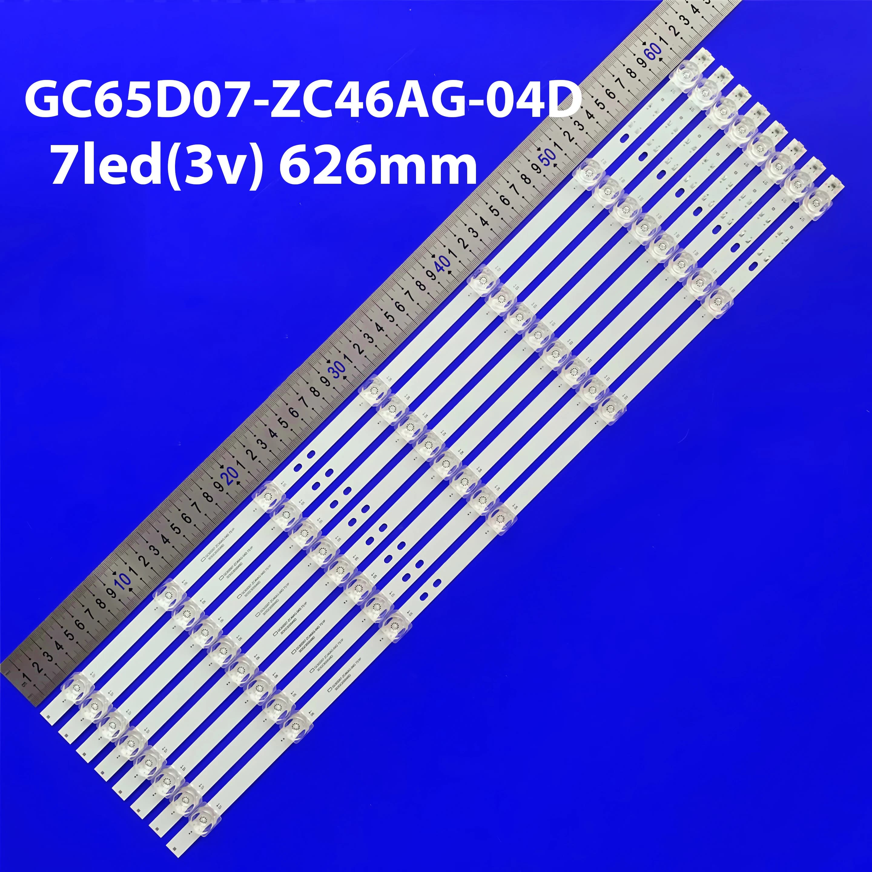 Striscia di retroilluminazione a LED per Sam sung 65UQ6570PUJ 65AU709 UN65AU7090G GC65D07-ZC46AG-04D 303GC650048D