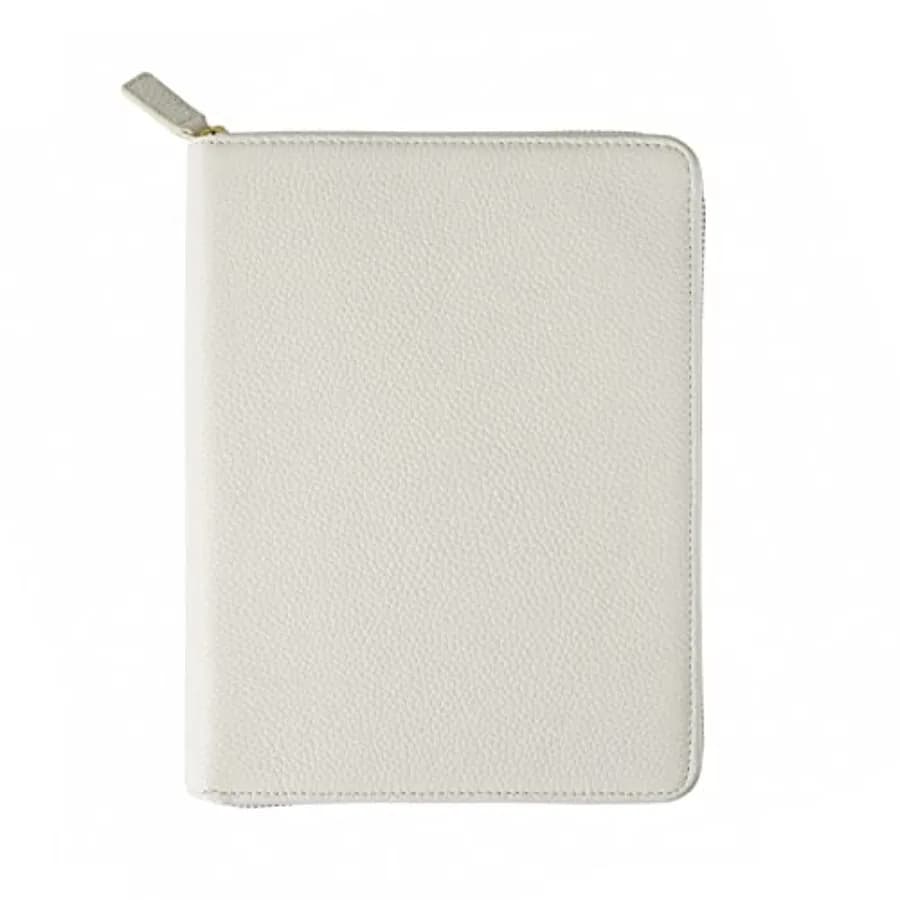 Copertina in Pelle con Cerniera per Quaderni A5 - Compatibile con Hobonichi Cousin, Stalogy e Agende Midori MD