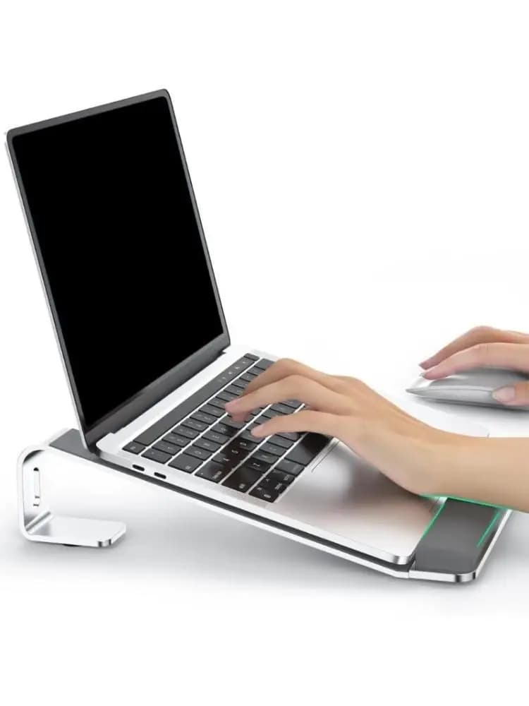 652F Supporto verticale per laptop Supporto regolabile per notebook desktop Supporto verticale per laptop salvaspazio per tablet