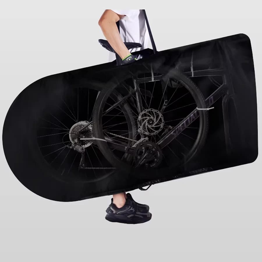Borsa da trasporto per mountain bike da 36 pollici, portatile, per bici da strada 700C di grandi dimensioni, custodia per trasporto e viaggio in bicicletta