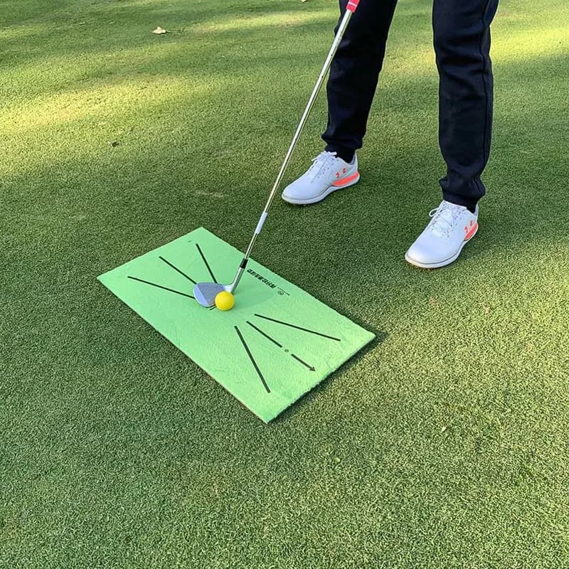 Tappetino da allenamento per il Golf per il rilevamento dell'oscillazione Batting In Door Golf Game Golf Practice Training Aid Game Gift Home Office tappetino da esterno