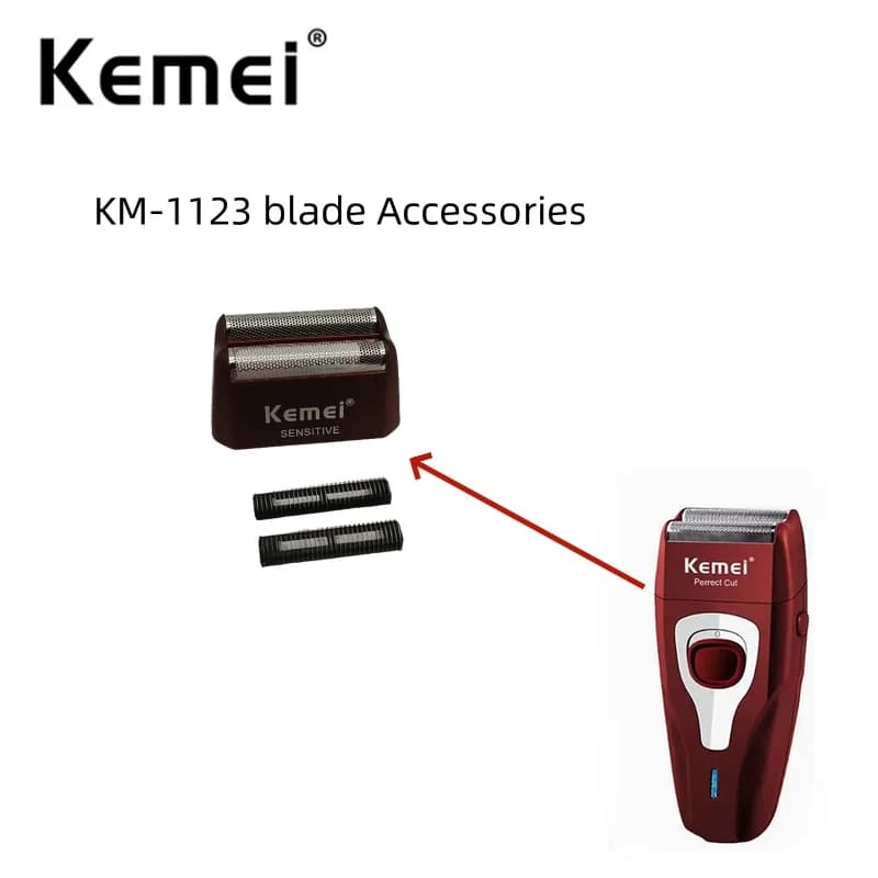 Kemei KM-1123 Accessories for original spare heads, original manufacturer's original production