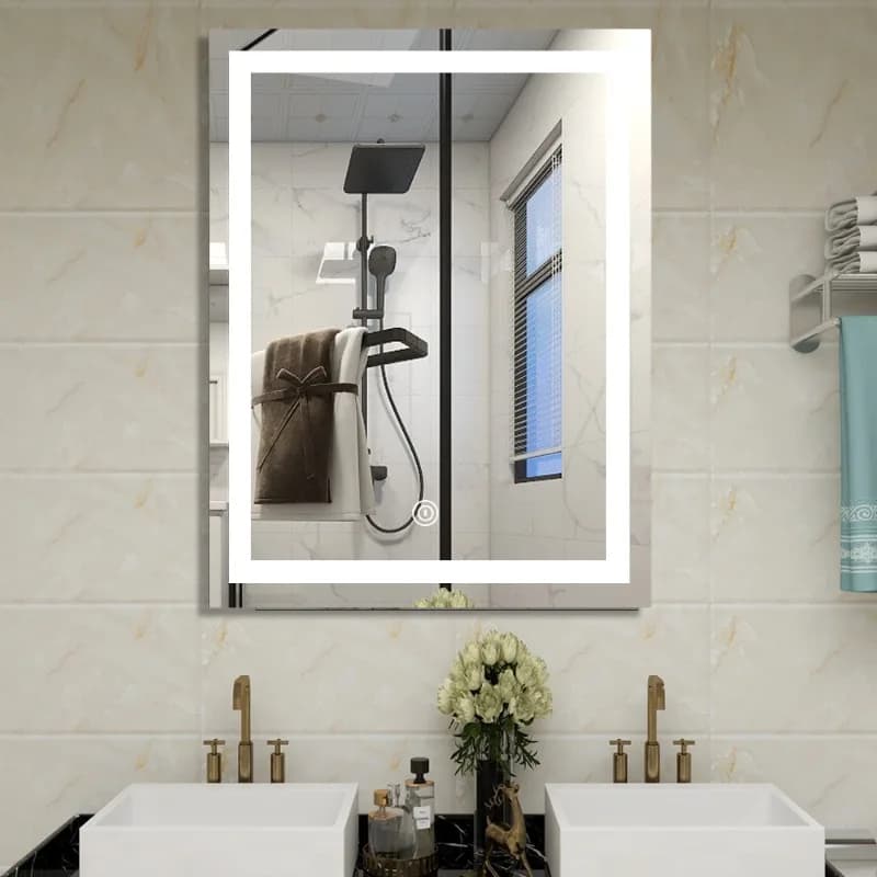 Smart bathroom mirror with light New Internet celebrity led light mirror Bathroom anti-fog