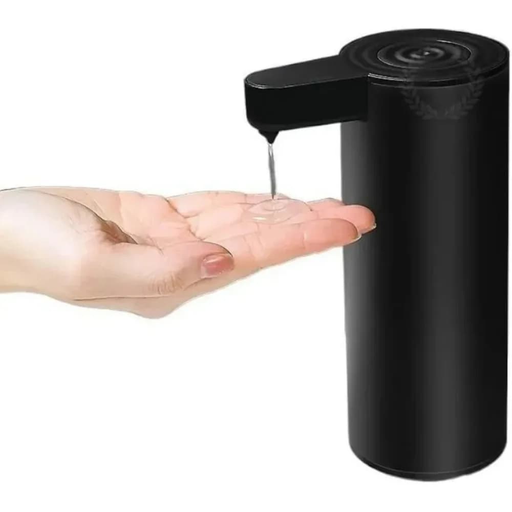 Dispenser Automatico per Cucina, Erogatore di Sapone Liquido Senza Contatto con Sensore, Nero, per Shampoo e Detersivo