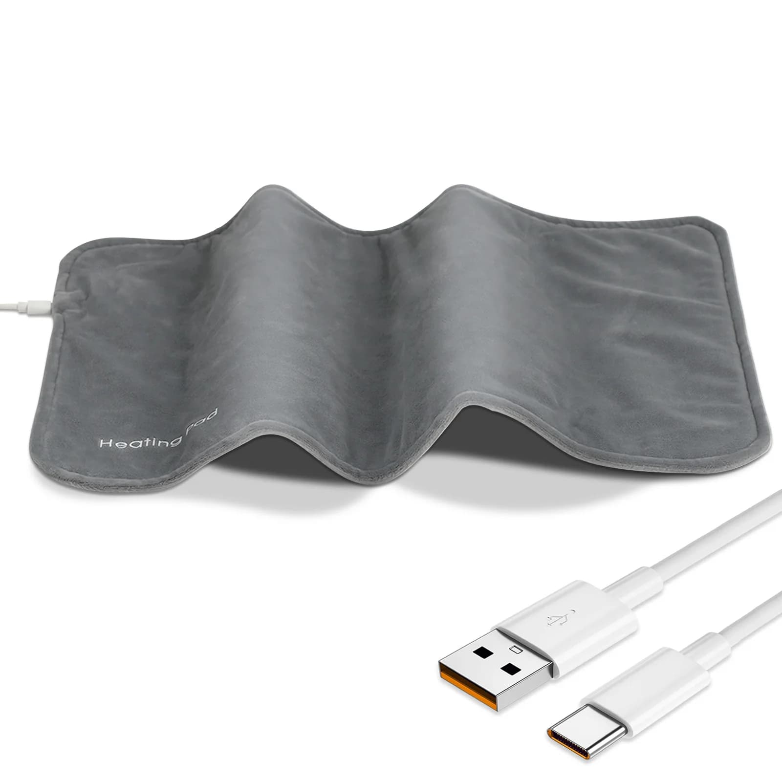 Tappetino riscaldante USB in grafene a bassa tensione, coperta calda con impacco caldo a temperatura costante, coperta portatile per anziani