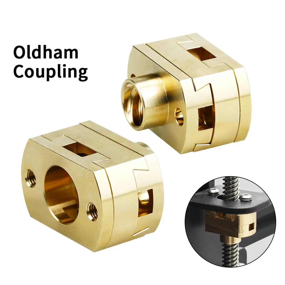 Accoppiatore 1/2PC Ender3/CR10 T8X8mm Accoppiamento Oldham Accoppiatore albero 18mm con dado T8x8mm per stampanti 3D Ender3 Pro V2