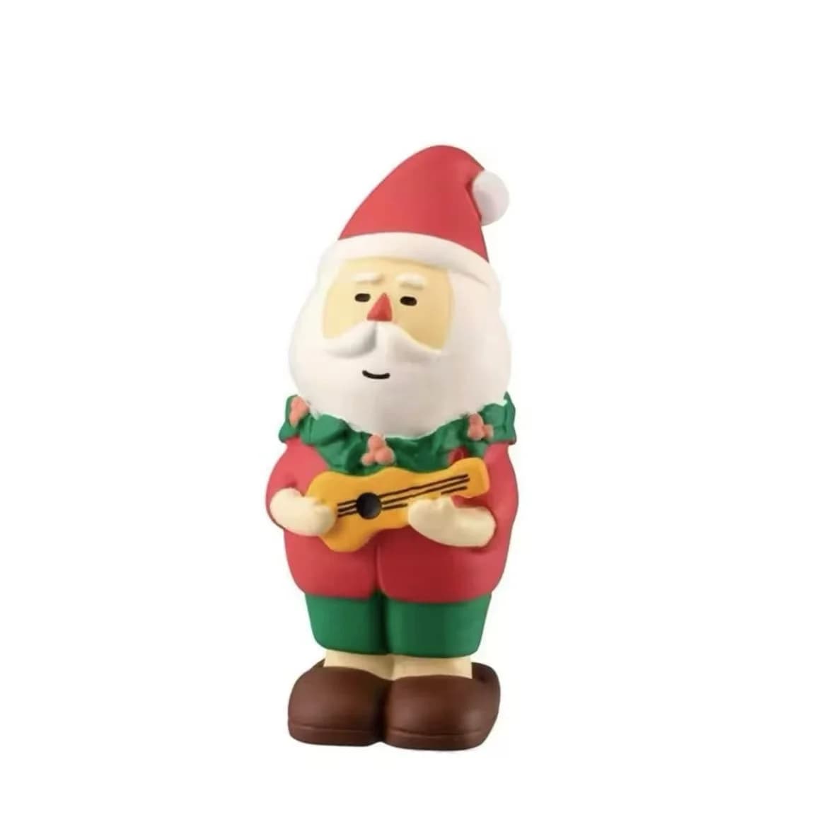Adorabile decorazione Cisas in resina S Claus Plang Ukulele Ornamento da tavolo Regalo artistico Crt giapponese Sle