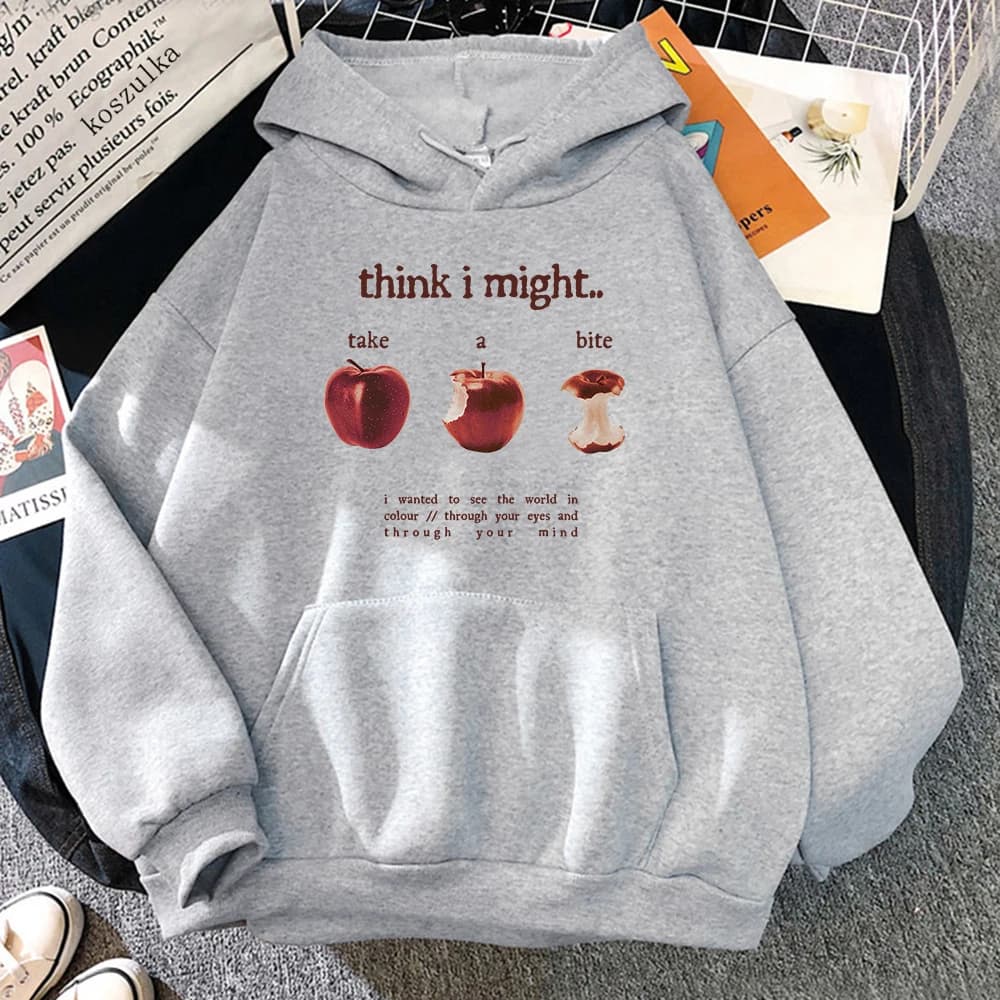 Take A Bite Song Felpa con cappuccio Beabadoobee 2025 Tour Donna/uomo Felpe con cappuccio Autunno Inverno Abbigliamento Moda Felpa casual Harajuku Unisex